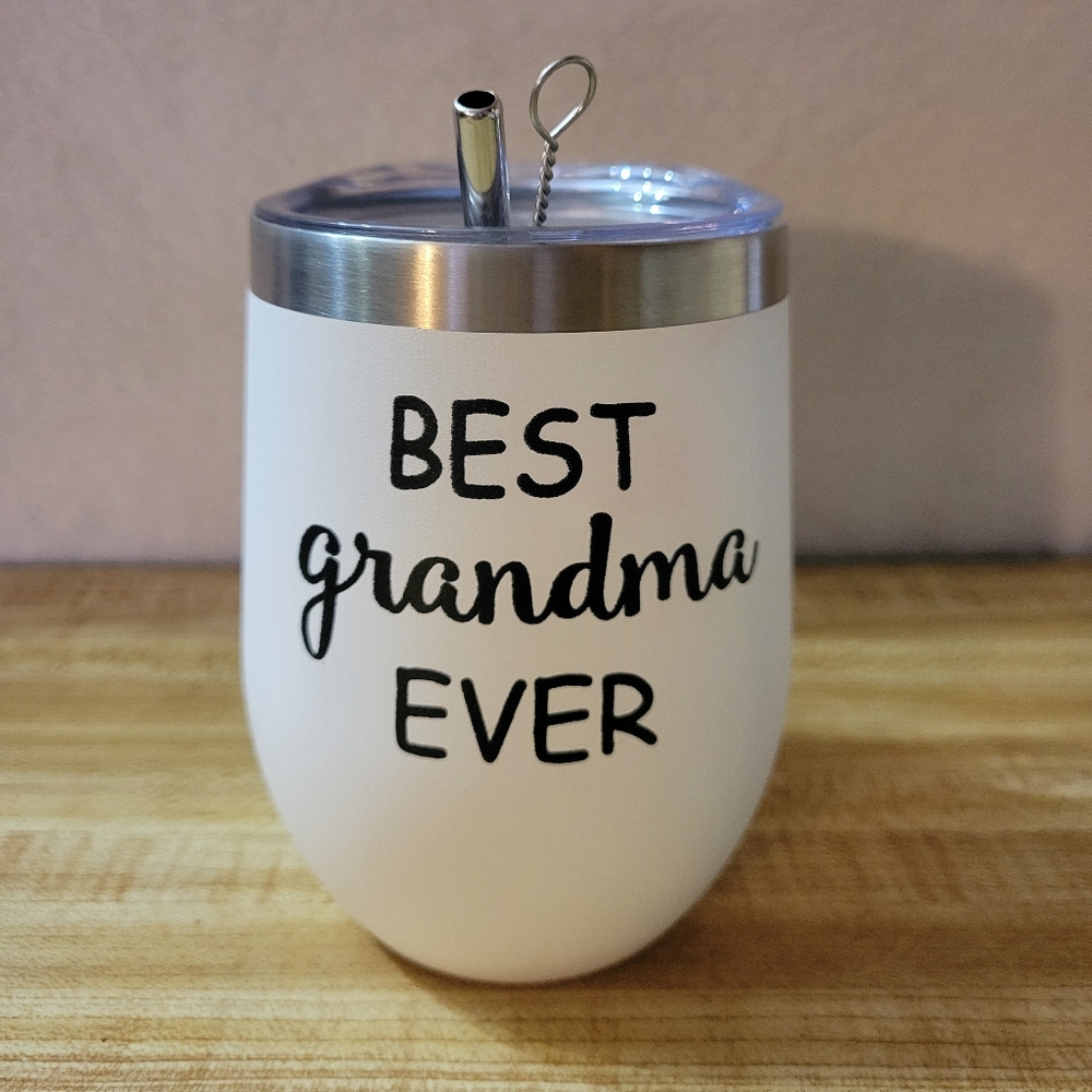 Best Grandma Ever Steel Cup